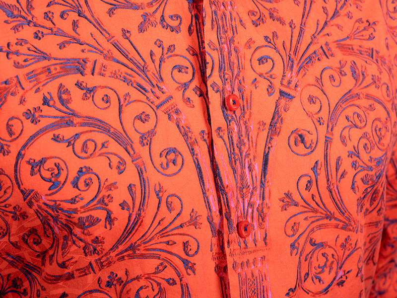 rotes Hemd Herren PORTE NOTRE DAME PARIS ROUGE von GERMENS artfashion - 100 % Baumwolle - Made in Germany