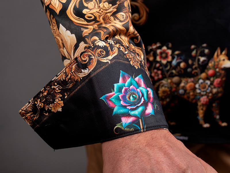 Camisa barroca para hombre BAROQUENT de GERMENS artfashion - 100 % algodón - Fabricada en Alemania