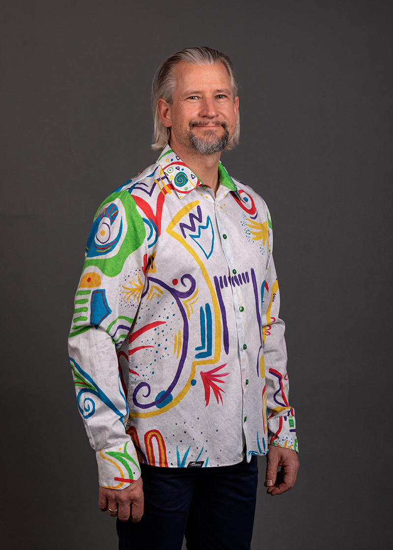 Camisa de colores para hombre NAYMA de GERMENS artfashion - 100 % algodón - Fabricada en Alemania