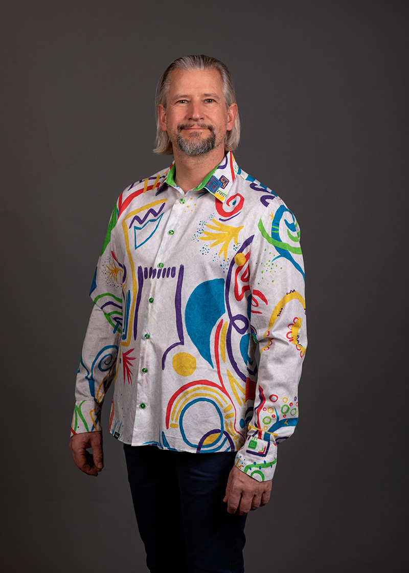 Camisa de colores para hombre NAYMA de GERMENS artfashion - 100 % algodón - Fabricada en Alemania