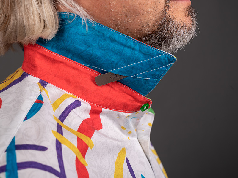 Camisa de colores para hombre NAYMA de GERMENS artfashion - 100 % algodón - Fabricada en Alemania