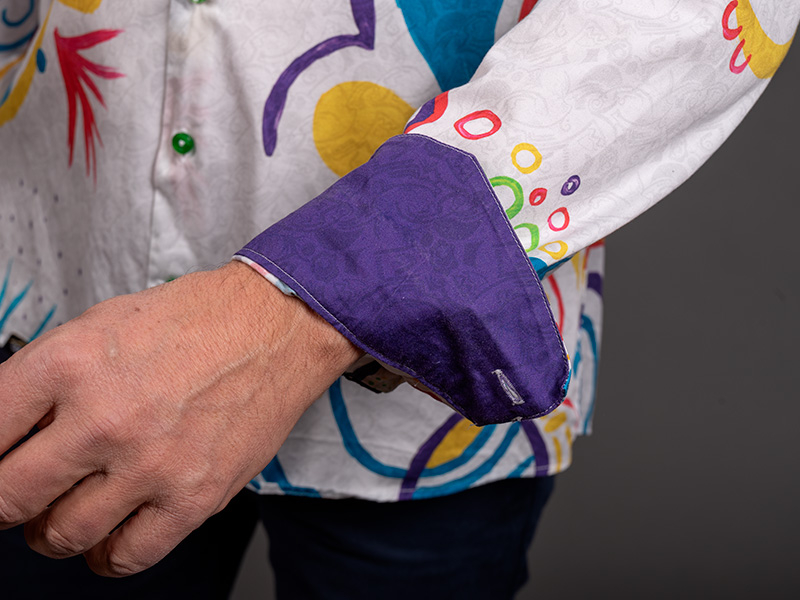 Camisa de colores para hombre NAYMA de GERMENS artfashion - 100 % algodón - Fabricada en Alemania