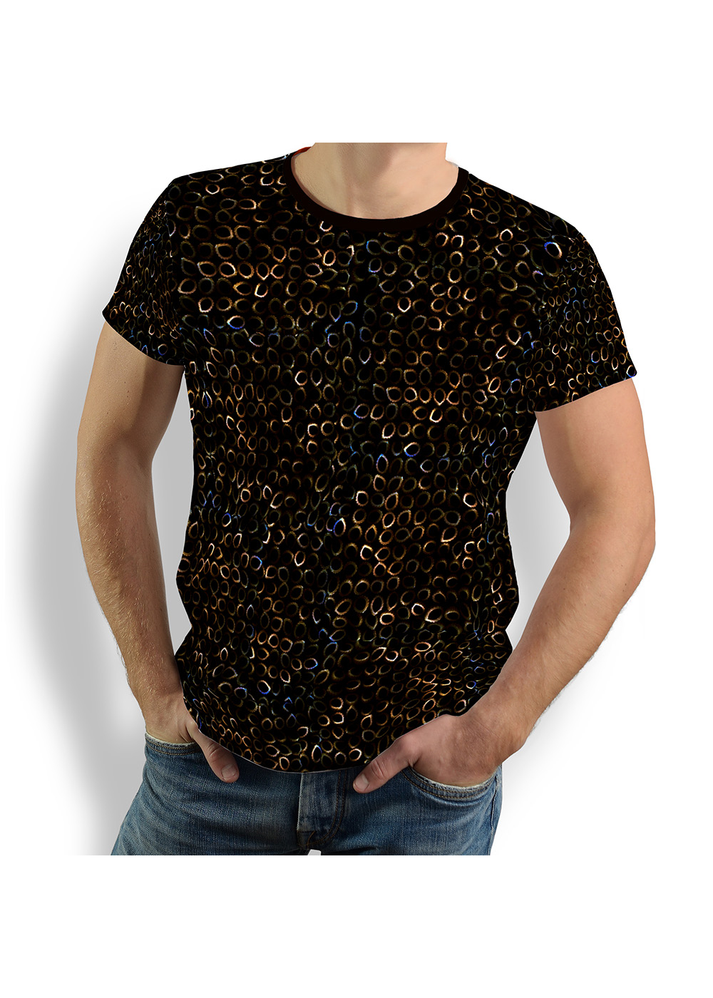 dark T-shirt for men SMOKER by GERMENS artfashion