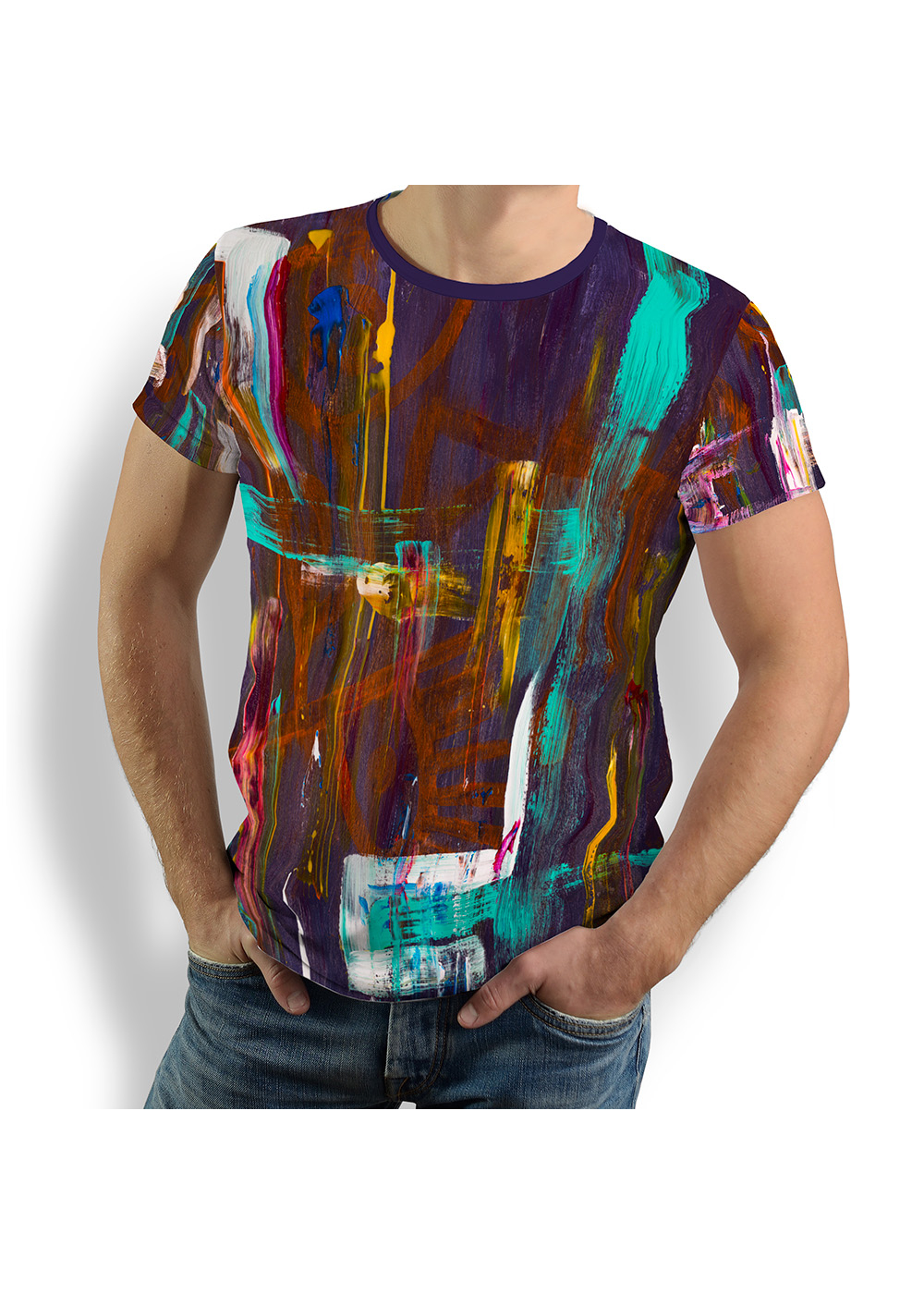 dunkles T-Shirt Herren NIGHTLOVE von GERMENS artfashion