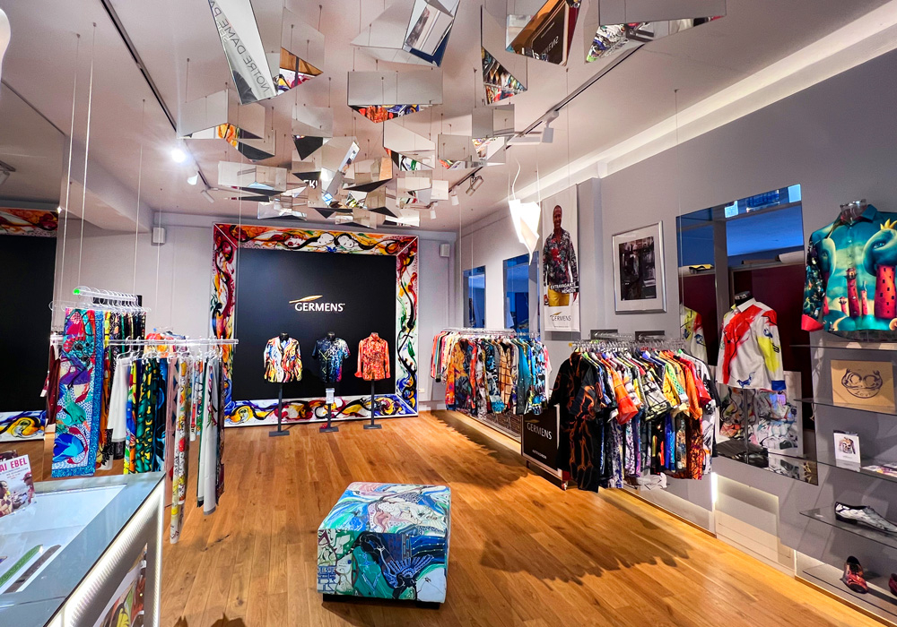 Interior de la tienda GERMENS en Chemnitz