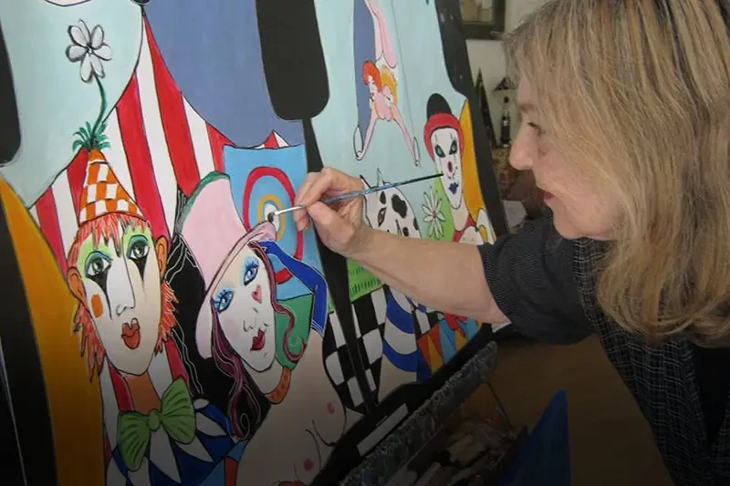 Colaboración artística con GERMENS artfashion