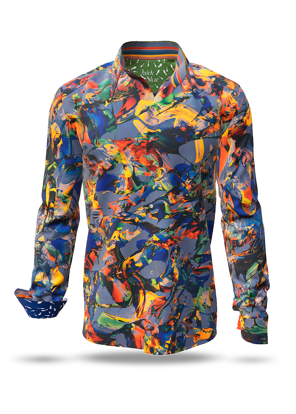 Camisa de colores para hombres QUICK & SLOW a los que les gusta bailar