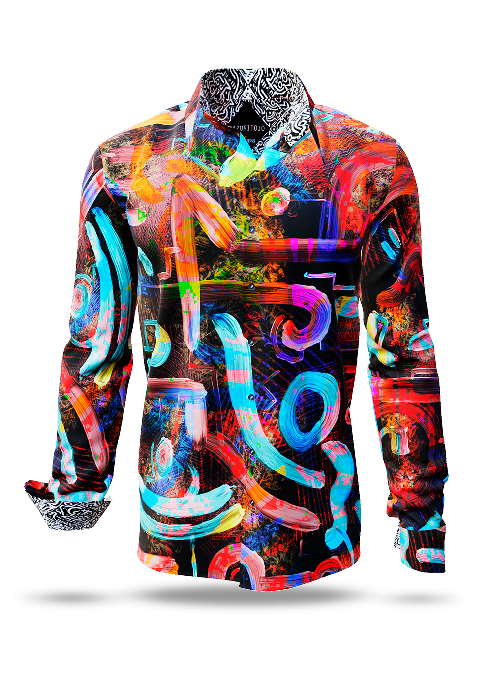 Camisa de colores para hombre DAPURITOJO