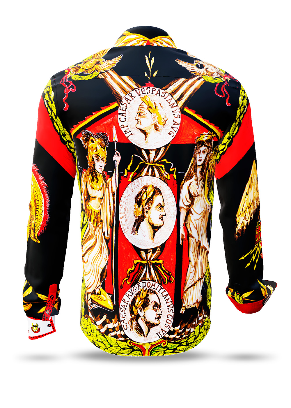 Camisa de hombre extravagante IMPERATOR: una camisa con la historia del Imperio romano