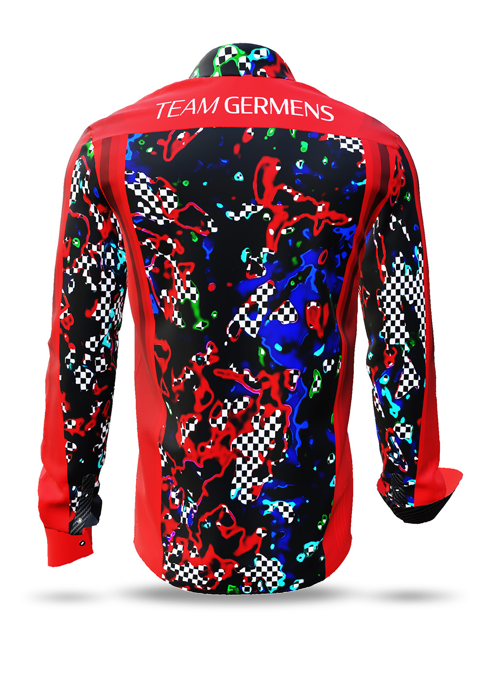 Camisa de hombre extravagante FINISH: la camisa para pilotos y aficionados al automovilismo