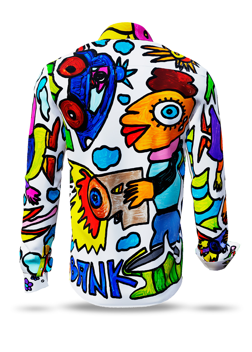 Camisa divertida para hombre de Michael Fisher - «BANKÜBERFALL»