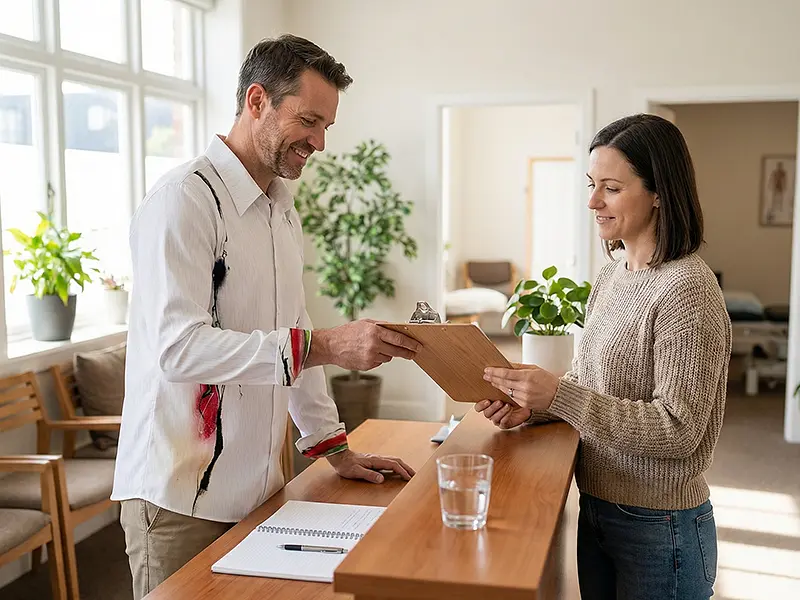 Praxis/Coaching – ruhiger, professioneller Look mit dem GERMENS Hemd FILITARI, ohne Klinik-Optik.