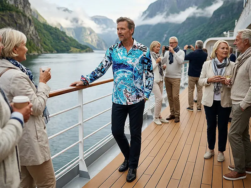 Best-Ager-Style – das GERMENS Hemd DAS WUNDER BIST DU als modernes Statement ohne Rückzug.