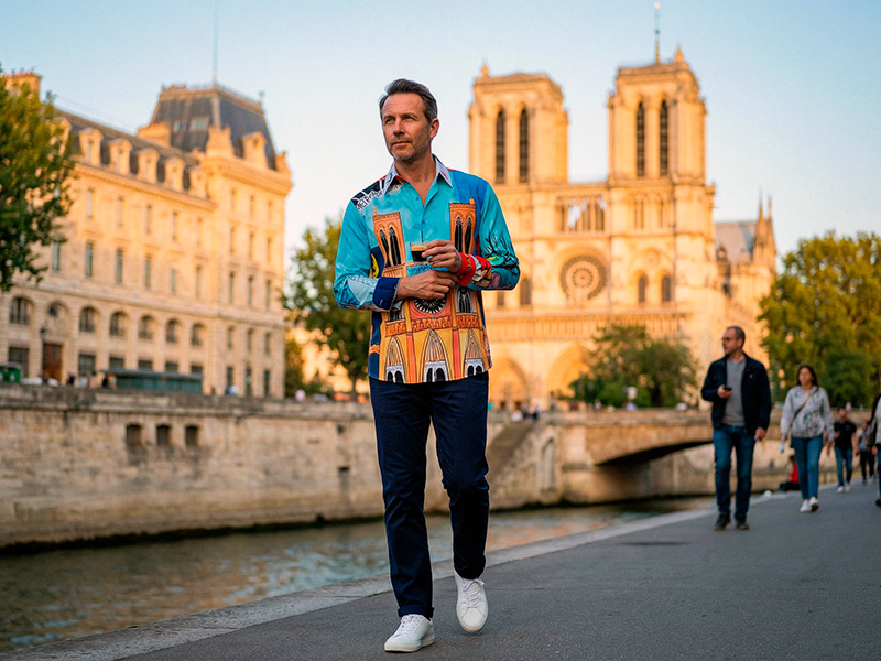 Städtereise Paris - GERMENS Hemd Savoir Vivre Paris