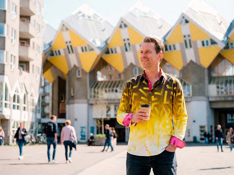 Städtereise Rotterdam - GERMENS Hemd Gon Yellow