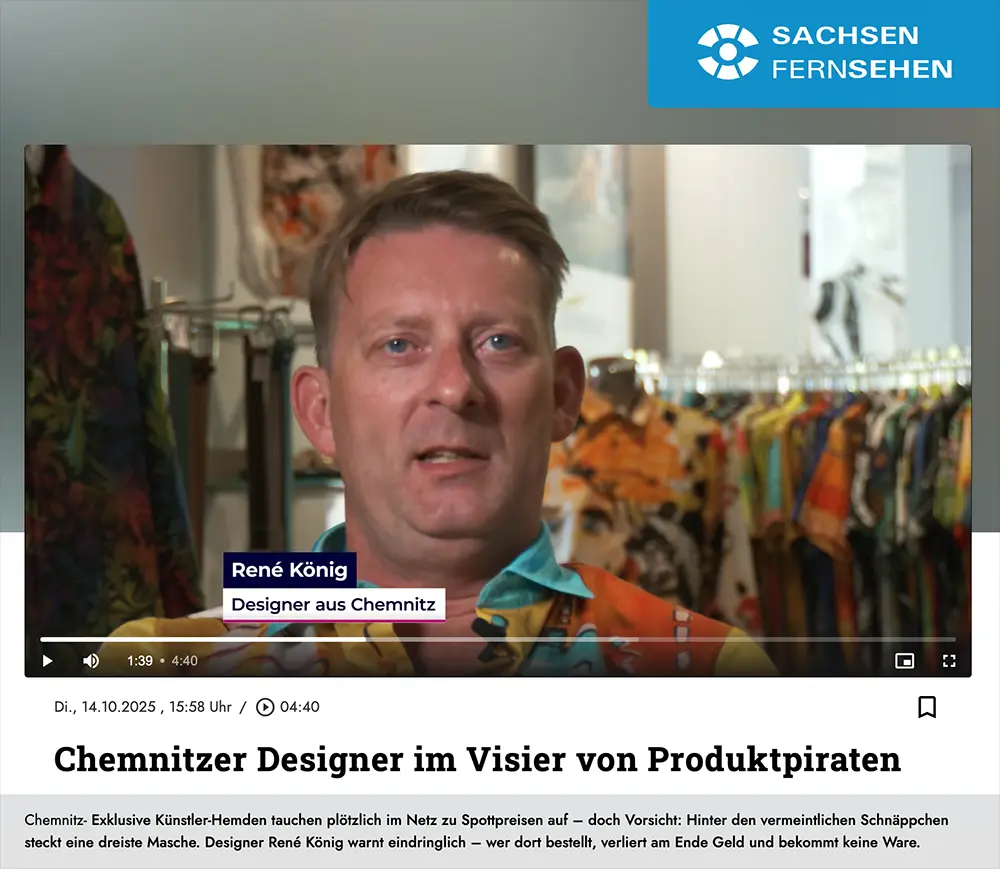 Sachsen-Fernsehen berichtet über Fakeshop 