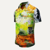 Kurzärmliges Hemd AUSLESE – GERMENS artfashion – 100 % Baumwolle - Größe XXL