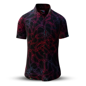 Camisa de verano para hombre NETWORK DELPHI - 100 % algodón - 10 tallas, de la XS a la 6XL - diseño excepcional - confección de primera calidad - tejidos «Made in Germany» - edición limitada y exclusiva