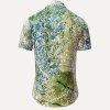 Camisa de verano para hombre SEDIMENT - 100 % algodón - 10 tallas, de la XS a la 6XL - diseño excepcional - confección de primera calidad - tejidos «Made in Germany» - edición limitada y exclusiva