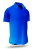 Camisa de verano para hombre GRADIENT AZURE - 100 % algodón - 10 tallas, de la XS a la 6XL - diseño excepcional - confección de primera calidad - tejidos «Made in Germany» - edición limitada y exclusiva