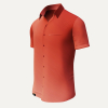 Herren Hemd Kurzarm GRADIENT BRONCE – GERMENS artfashion – 100 % Baumwolle - Größe 4XL