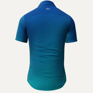 Camisa de verano para hombre GRADIENT OCEAN - 100 % algodón - 10...