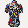 Camisa de verano para hombre SUPERFLASH - 100 % algodón - 10 tallas, de la XS a la 6XL - diseño excepcional - confección de primera calidad - tejidos «Made in Germany» - edición limitada y exclusiva