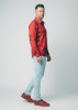 Descubre las camisas de colores para hombre EMBER RED - 100 % algodón