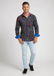 Descubre las camisas para hombre SOJOURNER DISTANT - 100 % algodón
