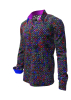 Long Sleeve Button-down Shirt Men SOJOURNER DISTANT – GERMENS artfashion – Size XXL