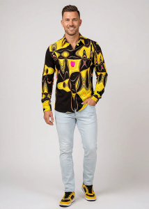 Descubre las camisas de colores para hombre DAYTON FUNKY - 100 % algodón