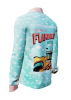 Herren Langarm Hemd FLAMINGO HOTEL 2 – GERMENS artfashion – 100 % Baumwolle - Größe XS