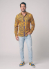 Discover colorful button up shirts for men PORTE NOTRE DAME PARIS JAUNE - 100% cotton