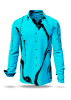 Descubre las camisas de colores para hombre LEBENSADER AQUAMARIN - 100 % algodón