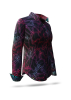 Hemdbluse Damen NETWORK DELPHI - GERMENS artfashion - 100 % Baumwolle - Größe XXL