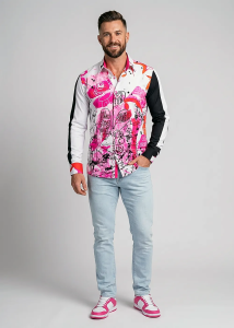 Descubre las camisas de colores para hombre de THE MONSTER AND THE FRAGILE...