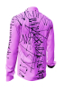 Camisa de manga larga para hombre DENADA PINK – GERMENS artfashion – 100 % algodón - Talla XL