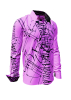Camisa de manga larga para hombre DENADA PINK – GERMENS artfashion – 100 % algodón - Talla XXL