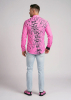 Camisa de manga larga para hombre DENADA PINK – GERMENS artfashion – 100 % algodón - Talla 4XL