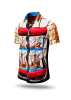 Mens Short Sleeve Button Down NAVES – GERMENS artfashion – 100 % Cotton - Size XS