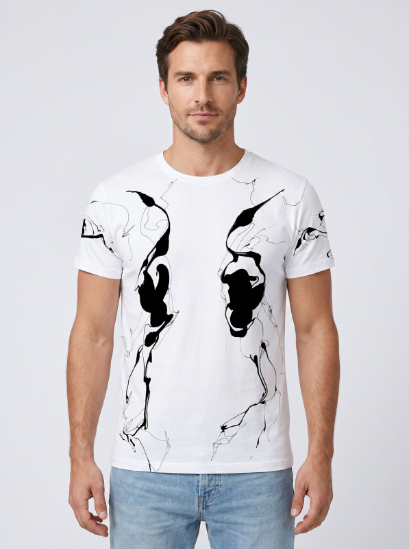 Camisetas exclusivas para hombre - SCHATTENWESEN - 100 % algodón - GERMENS artfashion - Tallas de la S a la 5XL