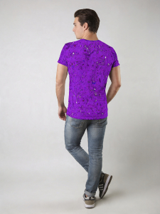 Camisetas originales para hombre - GRAVUR LILAS...
