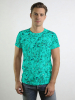 ausgefallene T-Shirts für Männer - GRAVUR MINT - 100 % Baumwolle - GERMENS artfashion - Größe M