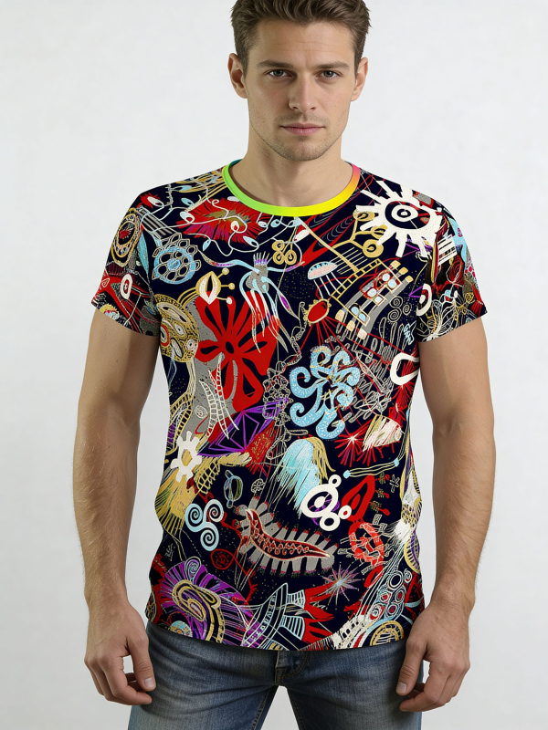 Unique T-shirts for men - MAMBO - 100% cotton - GERMENS artfashion - Sizes S to 5XL