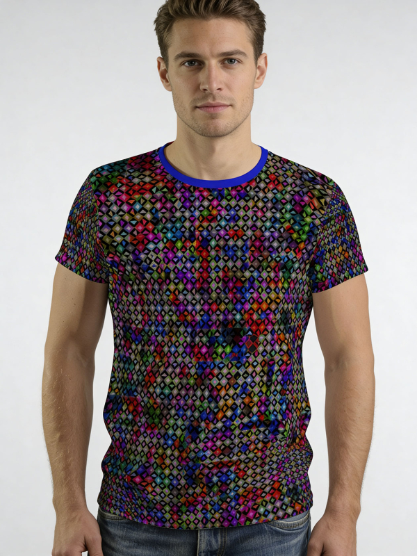 ausgefallene T-Shirts für Männer - SOJOURNER DISTANT - 100 % Baumwolle - GERMENS artfashion - Größe L