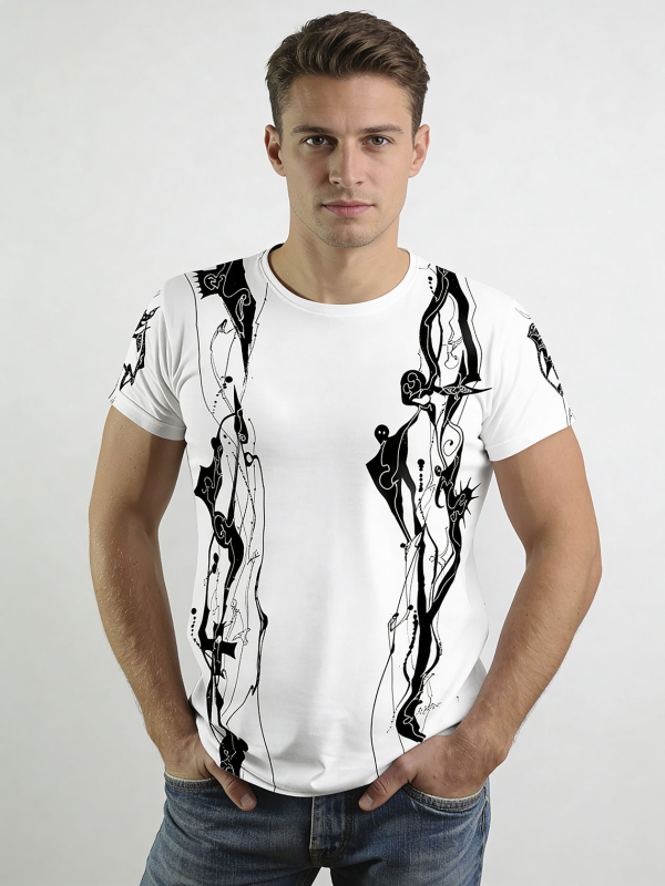 ausgefallene T-Shirts für Männer - BEOWULF - 100 % Baumwolle - GERMENS artfashion - Größe 5XL