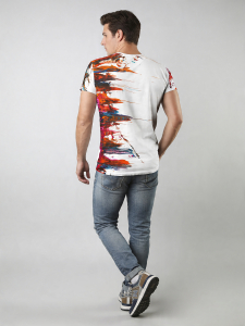 Camisetas exclusivas para hombre - INTERFERENCE - 100 % algodón -...