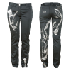 DRACHENTÖTER - Pantalones de mujer en blanco y negro - GERMENS