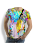 Camiseta de hombre - Camiseta de cuello redondo - 100 % algodón - GERMENS - 100 % algodón - GERMENS artfashion - Talla 5XL
