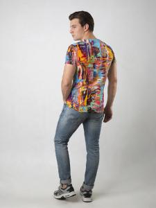 Camisetas originales para hombre - HAPPY - 100...